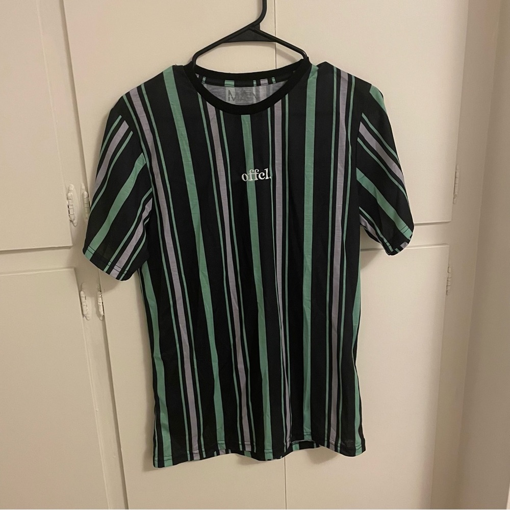 OFFCL Striped Tshirt from boohoo man